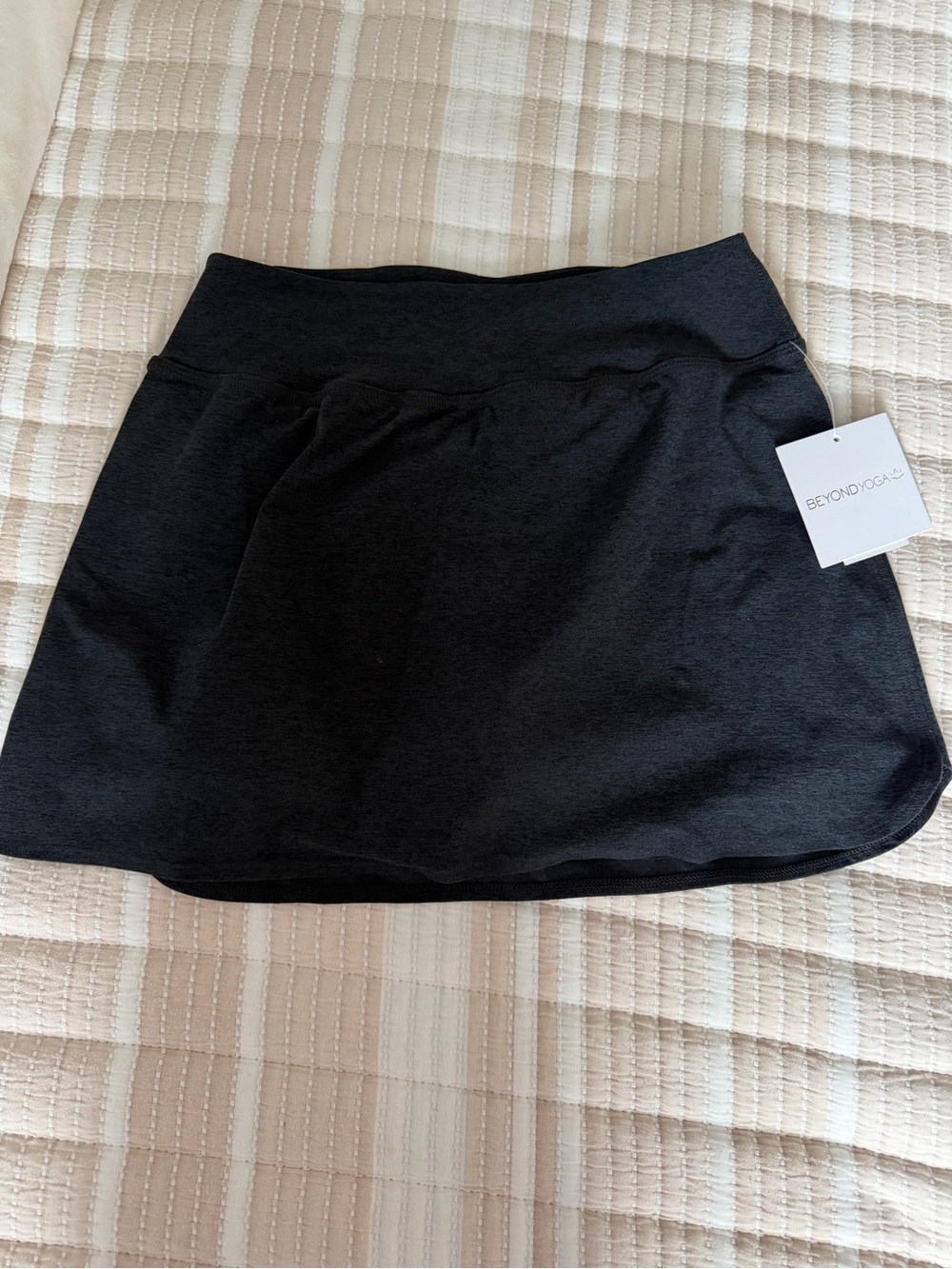 Beyond Yoga Black Athletic Skirt with Built-In Short